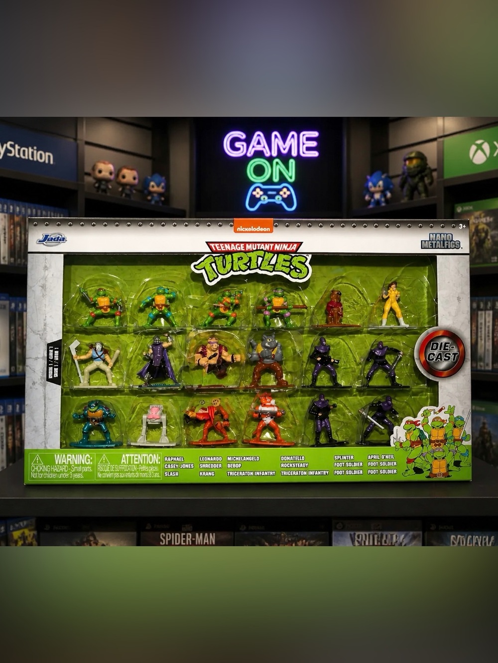 Teenage Mutant Ninja Turtles Official Mini Figure Set of 18.